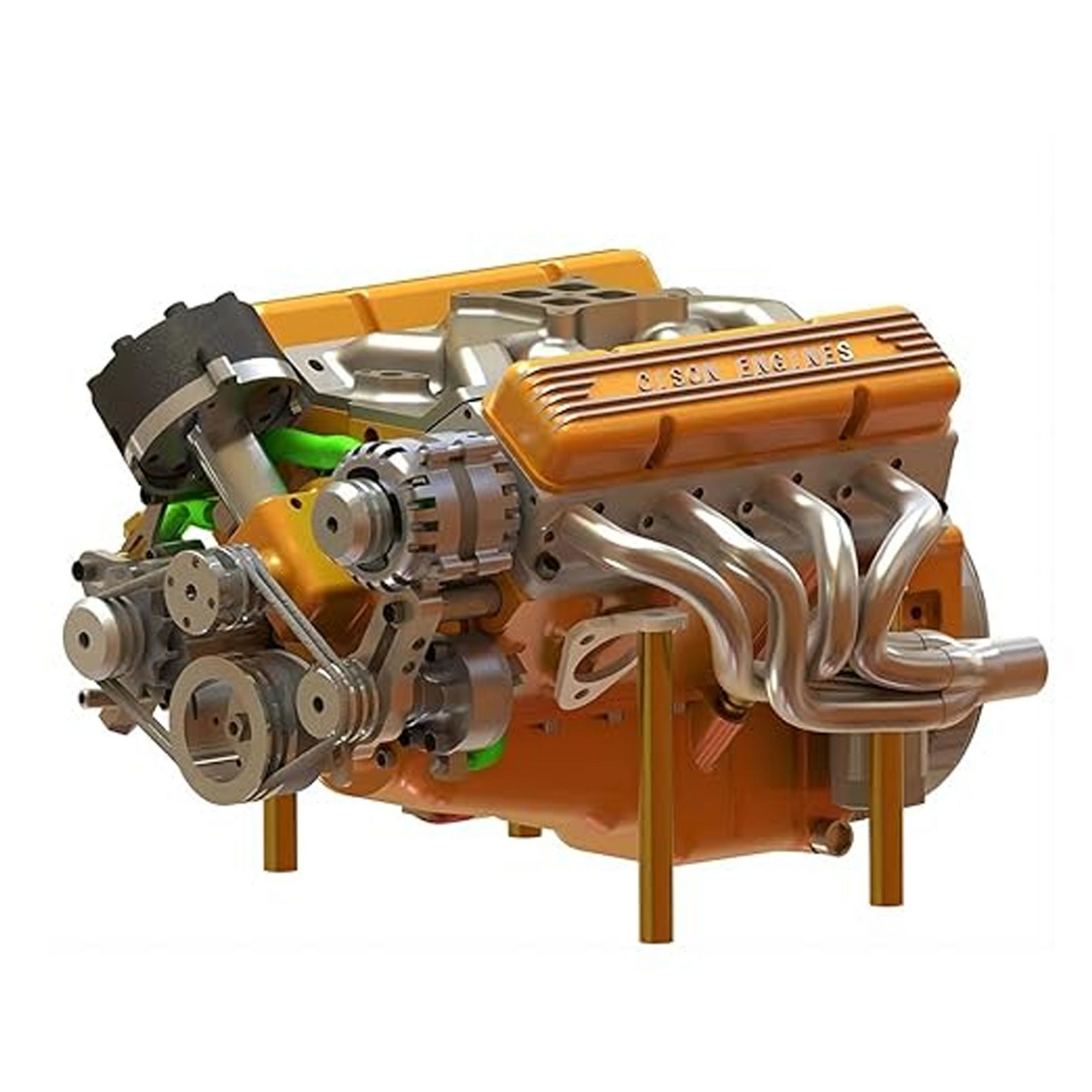Gasoline OHV V8 Small-block Engine Model Kits